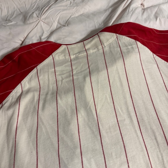 Disney Mickey All Stars Cream and Red Baseball Jersey - Picture 7 of 9